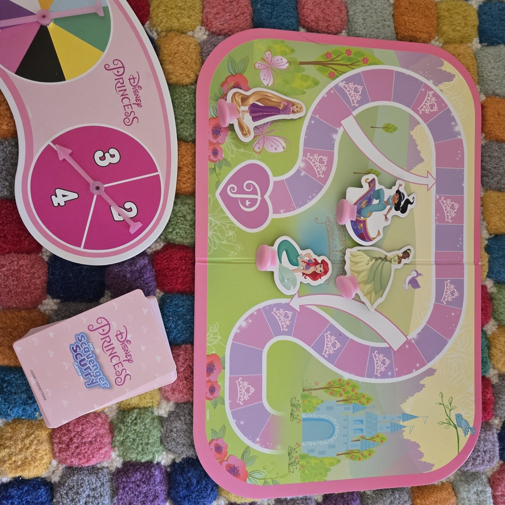 Disney Pink and Purple Puzzle Game